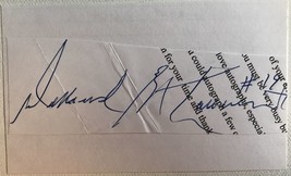 Dollard St. Laurent Signed Autographed Signature on 3x5 Index Card - £7.98 GBP