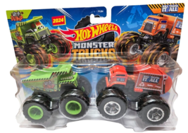 Hot Wheels Monster Truck Demolition Doubles 2024 Gotta Dump Vs Will Tras... - $12.86