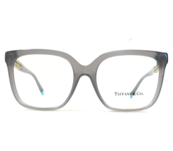 Tiffany &amp; Co Eyeglasses Frames TF2227 8267 Clear Grey Gold T Logos 52-17... - $178.19