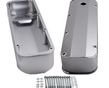 Tall Valve Covers Fit for Ford 429 460 BBF Stain Oxidation 1/4&quot; Rail w/ ... - $92.47