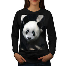Wellcoda Giant Panda Bear Womens Sweatshirt, Jungle Life Casual Pullover Jumper - £22.83 GBP+