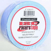 ISC Racers Tape Top-Grade Colored Duct Tape 2in. x 90ft. Blue - £8.53 GBP