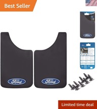 11&#39;&#39;x19&#39;&#39; Easy Fit Mud Guards - Set of 2, Black for Ford Trucks, Durable... - $38.50