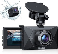 Mini Dash Cam Front and Rear 2K Dual Car Camera 2560x1440P 3&quot; inch IPS Screen 17 - £32.13 GBP