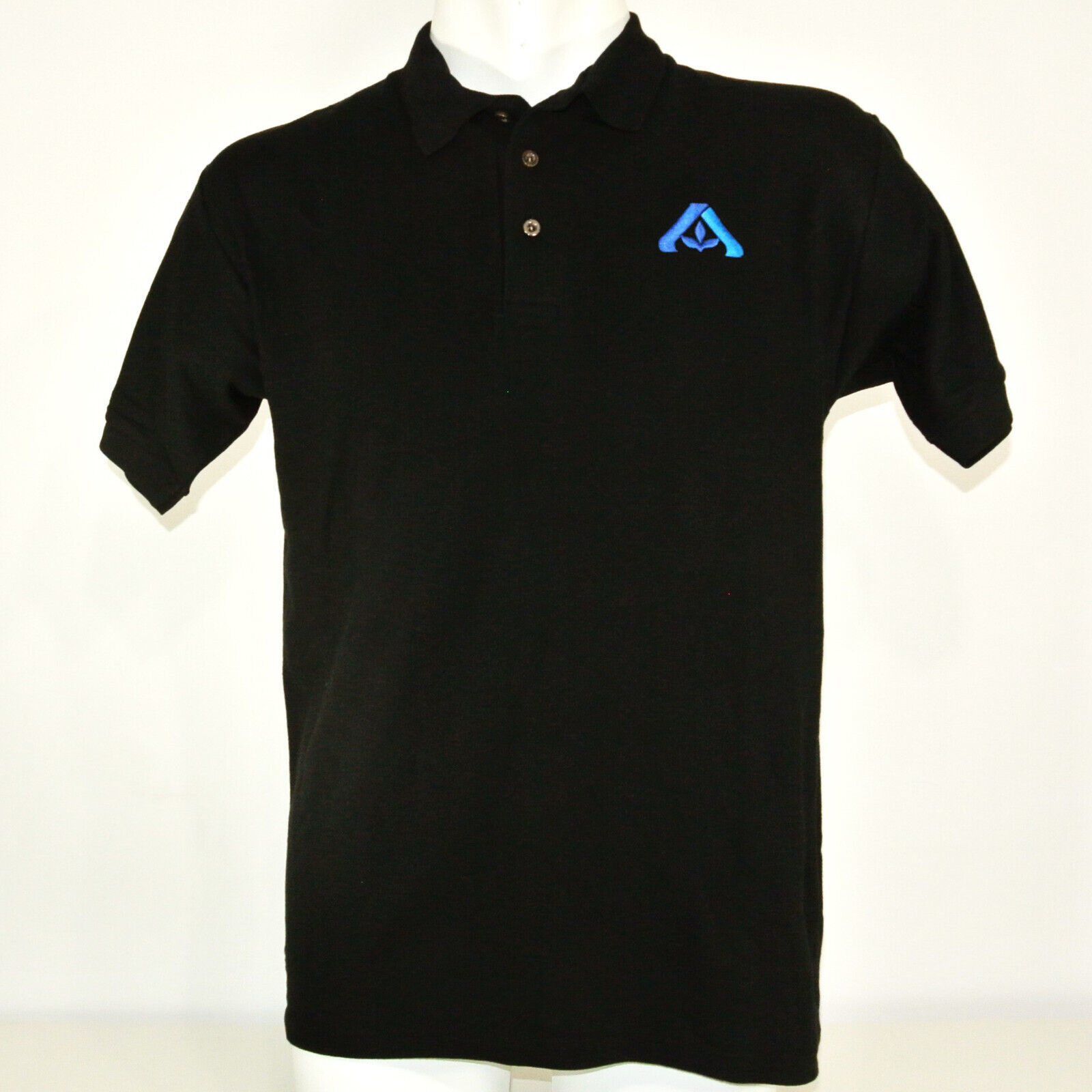 ALBERTSONS Grocery Store Employee Uniform Polo Shirt Black Size M Medium... - $25.49