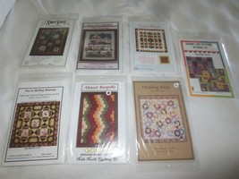 9 NIP QUILT PATTERNS - Grizzly Gulch Gallery, Noble Needle Quilting, Mam... - $18.00
