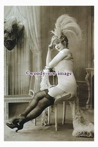rp00653 - Young woman in stockings - print 6x4 - £2.19 GBP