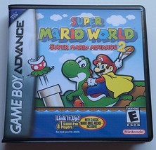 Super Mario World Super Mario Advance 2 CASE ONLY Game Boy Advance GBA Box - £11.16 GBP