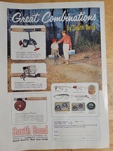 Vintage Ad South Bend Tackle Co. &#39;Great Combinations&#39; Father Son Fishing... - £6.75 GBP