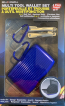 multi tool wallet set in box metal wallet key rings and multi-use tool - £13.19 GBP