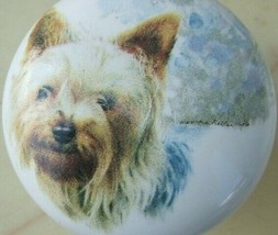 Ceramic Knobs W/ Yorkshire Terrier #4 Yorkie DOG - £3.57 GBP