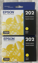 Epson 202 Yellow Ink Cartridge Twin Pack 2 x T202420 Exp 2025+ Sealed Retail Box - £19.96 GBP