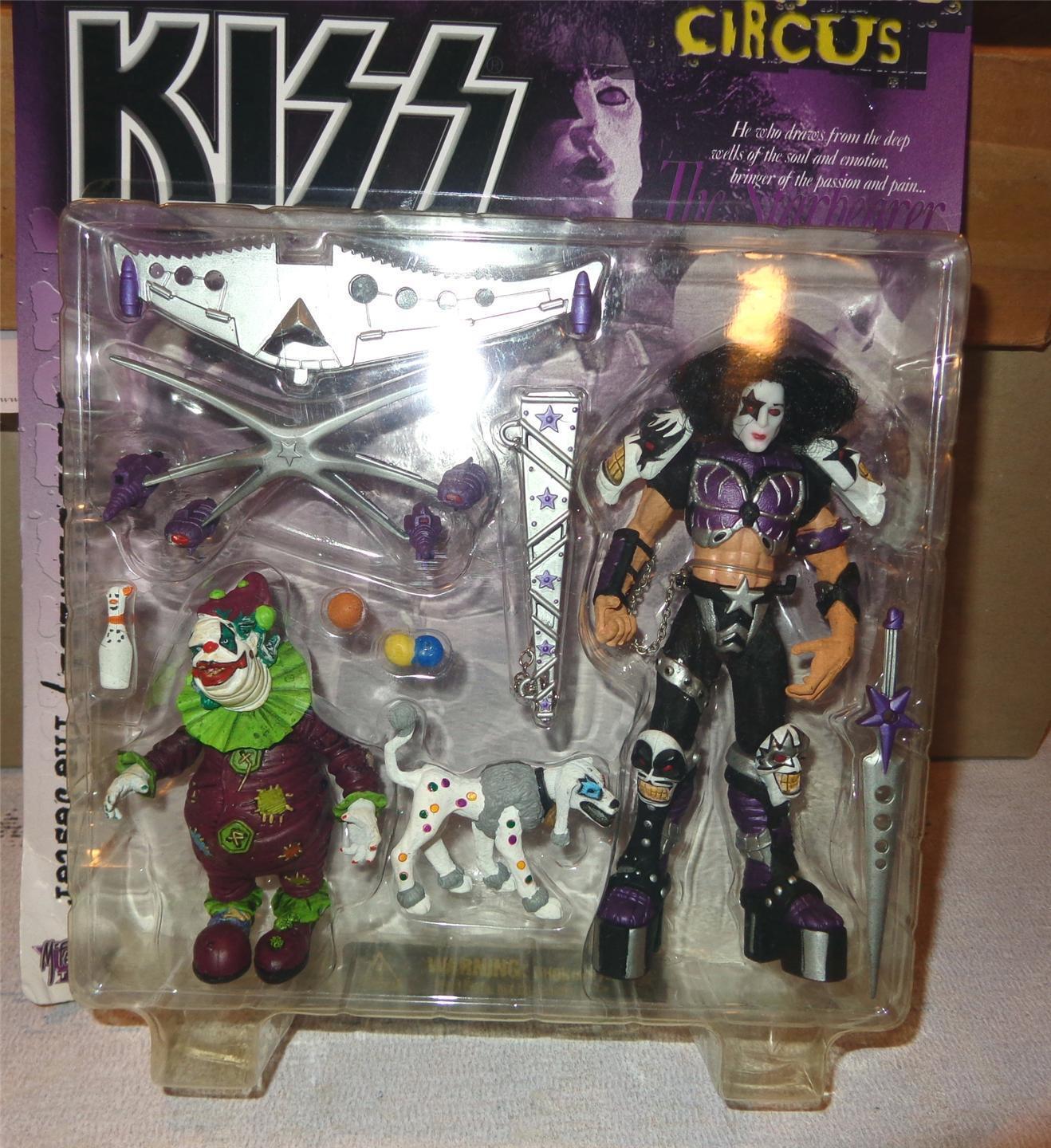 McFARLANE KISS PSYCHO CIRCUS DOUBLE PACK- PAUL STANLEY/THE JESTER  MINT-... - $8.81