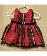 Youngland - Holiday Chrismas Lined Dress Red Plaid  Size Newborn    IR1/ - £9.30 GBP
