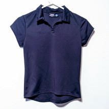 Girl&#39;s Izod Sports Performance Navy Blue Polo Short Sleeve Shirt Plus 10.5/12.5 - £3.94 GBP