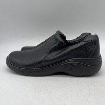 Nurse Mates Dove 229911 Womens Black Leather Slip On Comfort Shoes Size ... - £19.48 GBP