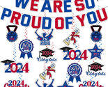 Red and Blue Graduation Party Decorations 2024, We Are so Proud of You G... - $20.88