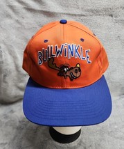 BULLWINKLE Mens Orange Embroidered Snapback Hat Size All VTG 1993 MCA Ne... - £25.74 GBP