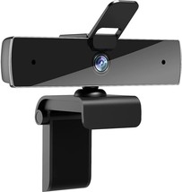 Webcam with Microphone and Privacy Cover, Webcam 1080p, Desktop or Laptop - £18.85 GBP