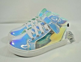 Wonder Nation Iridescent Shoes Non Marking Soles Girls Size 4 New - £11.60 GBP