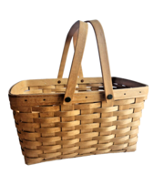 Longaberger Market Basket 2002 Medium 15x10x8 Double Swing Handles - £38.79 GBP