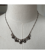 Demure Retired Lia Sophia Necklace Copper Grey - $19.97 CAD