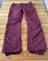 Burton Women’s Winter snowboarding Ski pants size L Maroon T10 - $39.59