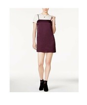 KENSIE Layered Look Slip Dress Burgundy Size Large $69 - NWT - £7.18 GBP
