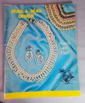 Pearl &amp; Bead Design Beadwork Instruction How To Book Jewelry Patterns Vt... - $12.82