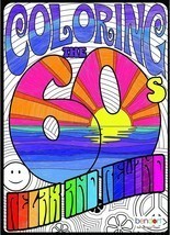 Bendon 75215 The 60&#39;s Advanced Coloring Book - $6.99