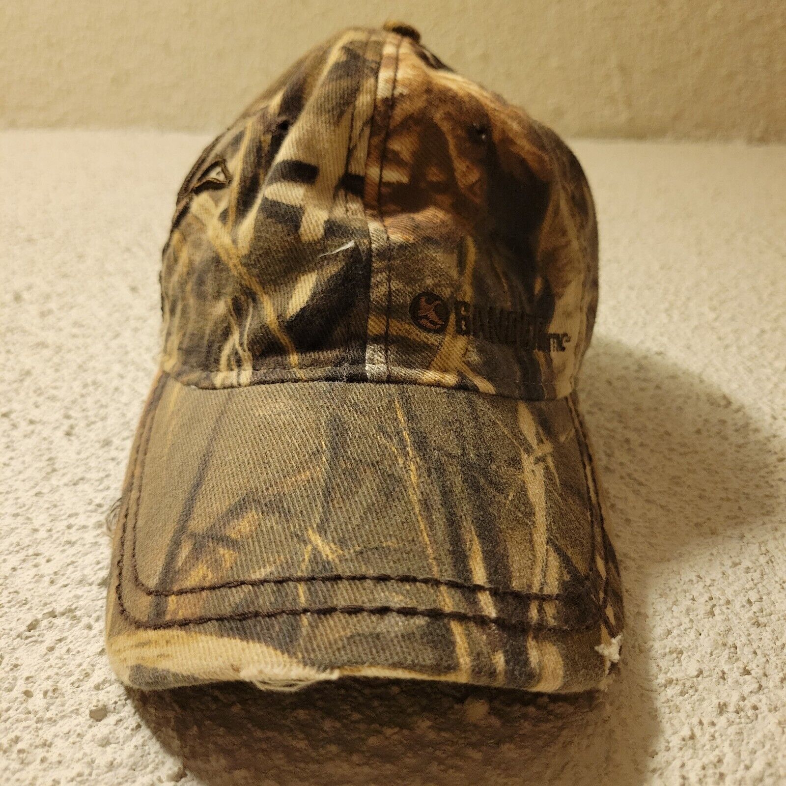 Primary image for Gander Mountain MTN Logo Camouflage Duck Embroidered Hat Cap Adjustable