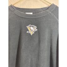 Pittsburgh Penguins NHL Fleece Pullover Sweatshirt Mens XL Black Long Sl... - $24.95