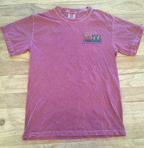 Ron Jon Myrtle Beach Comfort Colors Dyed T-Shirt Red Small Ring Spun Dis... - £23.12 GBP