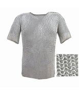 Queen Brass Xmas Medieval Chain Mail Armor Long Shirt - $147.51