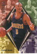 M) 1994-95 Fleer Basketball Trading Card 1st Year Phenom - Jalen Rose #9 of 10 - £1.51 GBP