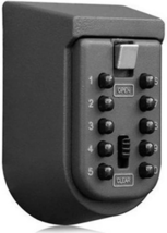 10-Digits Key Lock Box for outside Wall Mount, Waterproof Spare Key Stor... - £23.25 GBP