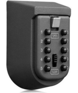 10-Digits Key Lock Box for outside Wall Mount, Waterproof Spare Key Stor... - £23.35 GBP