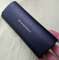 Burberry Eyeglasses Sunglasses Beige Inner Leather Black Outer Hard Case... - $14.50