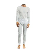 Galaxy Men&#39;s Thermal Set Top &amp; Bottom White-XL - €17,08 EUR