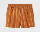 Ava &amp; Viv ~ Size 4XL ~ Linen/Cotton Shorts ~ Brown Stripe Shorts ~ NWT - £21.25 GBP