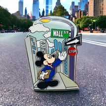 Disney Mickey Mouse with Briefcase as Wall Street Trader World of Disney NYC Pin - £12.83 GBP