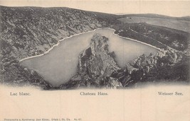 Marne FRANCE-LAC BLANC-CHATEAU HANS-WEISSER SEE~1900s Photo Postcard - £7.11 GBP