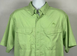 Bass Pro Shops Vented Sport Fishing Shirt Mens XL Green - $24.70