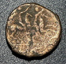 214-212 BC Grec Sicile Syracuse 5th Démocratie AE 21.4mm Dioskouroi Cheval Pièce - £58.26 GBP