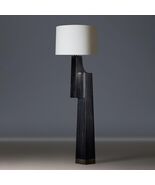 interoknack Designer Black Wood Grain Luxury Floor Lamp, Modern Creative Art Scu - $1,399.00