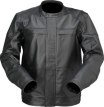 Z1R Mens Justifier Leather Jacket Street Black Small - £159.63 GBP