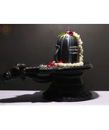 35&quot; Black Marble Shivling | Lord Shiva Idol | Handmade | Home Decor - £2,946.00 GBP