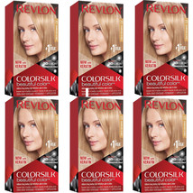6-Revlon ColorSilk Beautiful Color #73 Champagne Blonde 1 Application Hair Color - £35.08 GBP
