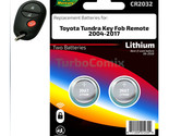 KEY FOB REMOTE Batteries (2) for 2004-2017 TOYOTA TUNDRA REPLACEMENT, FR... - $4.74