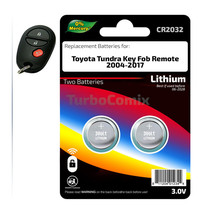 KEY FOB REMOTE Batteries (2) for 2004-2017 TOYOTA TUNDRA REPLACEMENT, FR... - £3.78 GBP